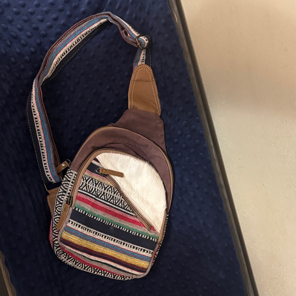 Colorful Patterned Women's Belt Bag